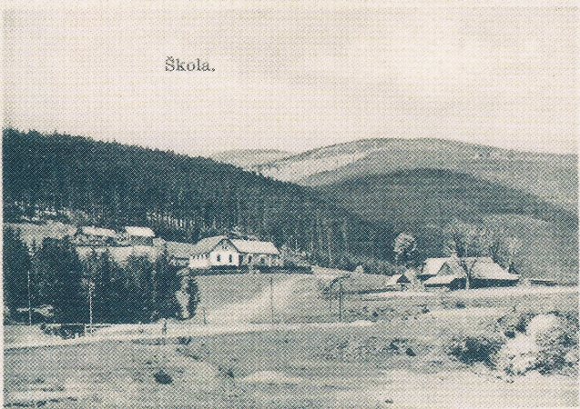 Zaniklá škola v osadě Hutě pod Smrkem