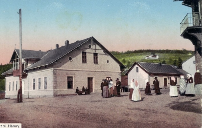 Staré Hamry - Svobodisko - rynek, záp. strana